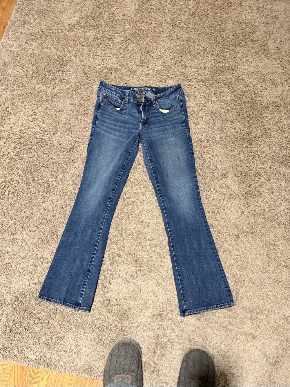 American Eagle Outfitters Women's Blue Flare Jeans
